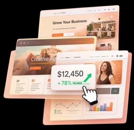 Website designs with growing sales and search visibility
