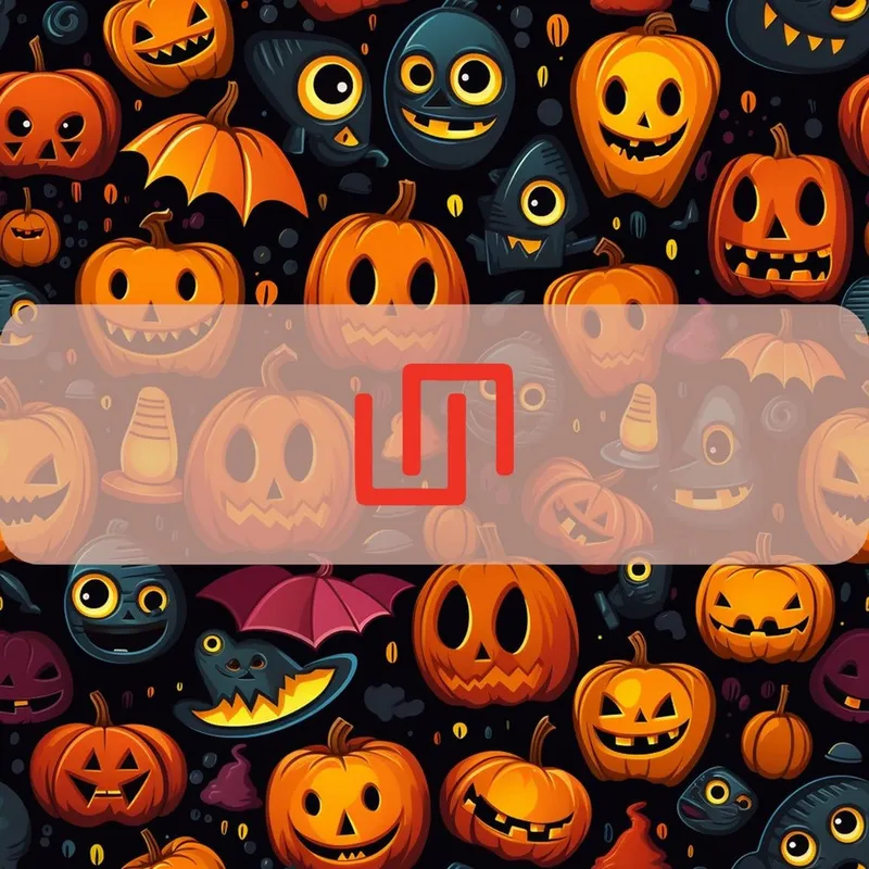 10 Seamless Halloween Digital Transfer Paper Pattern Design